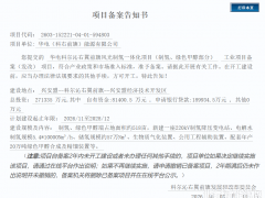 總資27.13億元！華電20萬噸綠色甲醇項目備案